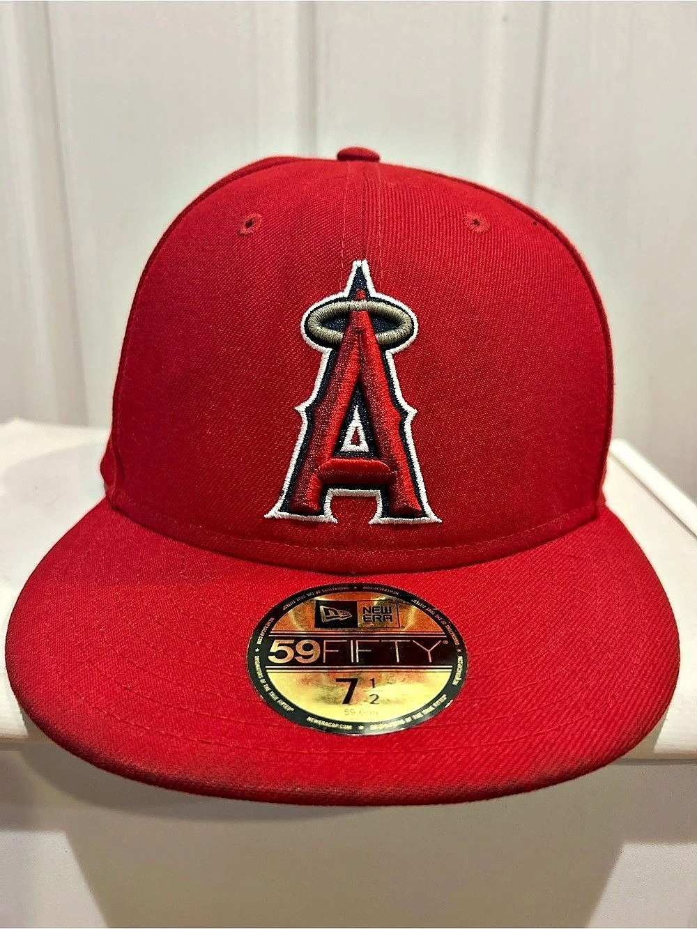 New Era Los Angeles Angels MLB Authentic Collection 59FIFTY Fitted Hat 59FIFTY